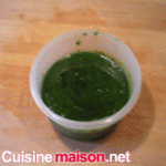 Pesto a l'ail des ours 05 Pesto pret Pesto a l'ail des ours Pesto pret