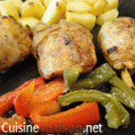 Tajine de poulet aux pommes de terre Présentation