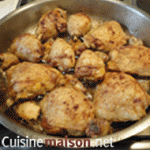 Tajine de poulet aux pommes de terre poulet cuit