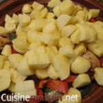 Tajine de poulet aux pommes de terre Tajine cuit (2)